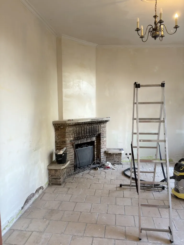 Salon en restauration