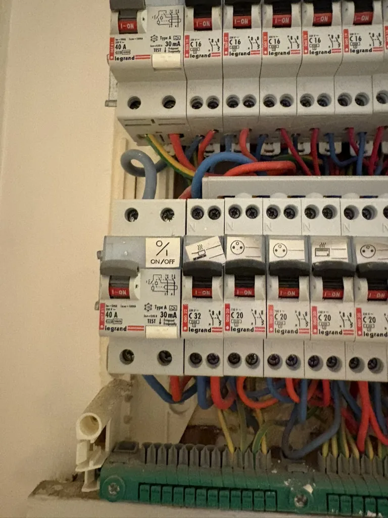 Tableau électrique neuf